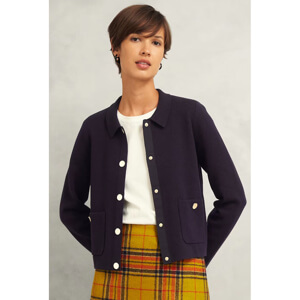 Hobbs Daisy Cotton Wool Knitted Jacket